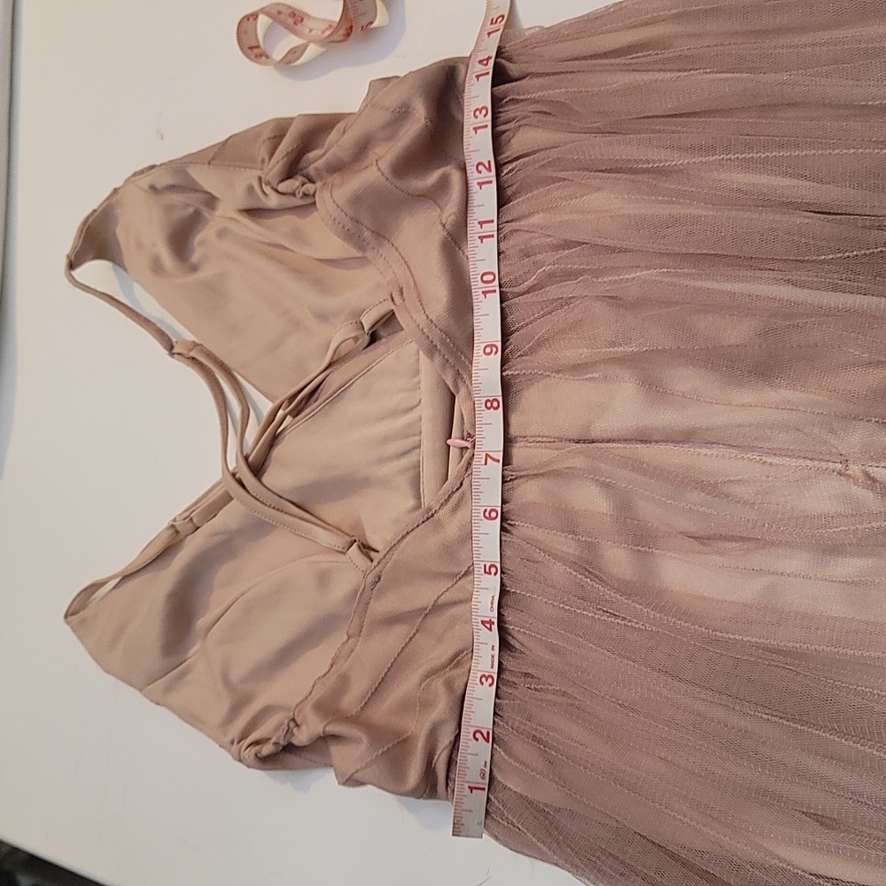 Flowy Beautiful Dusty Rose Maxi Dress - Picture 13 of 15